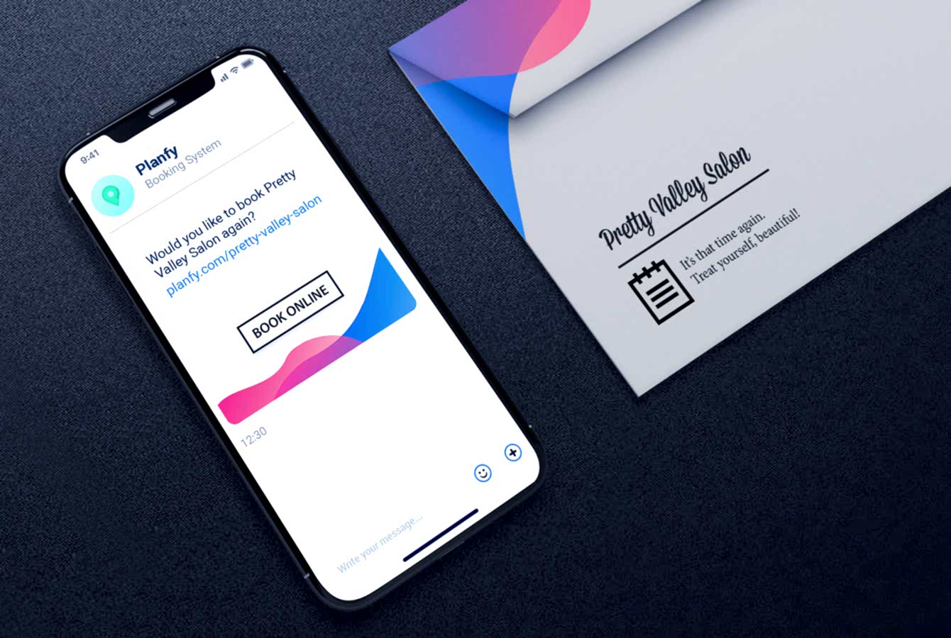 Planfy helps you send recall/follow-up SMS, emails and letters to your clients.